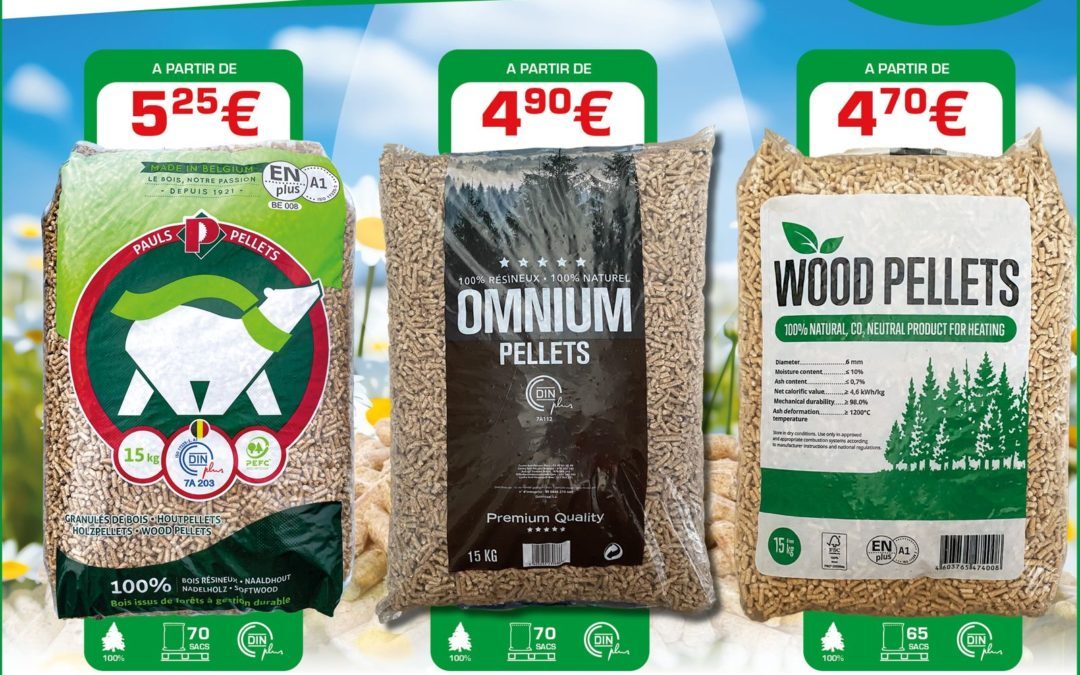 Tarif de printemps sur nos pellets